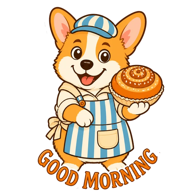Morning person, a classic sticker