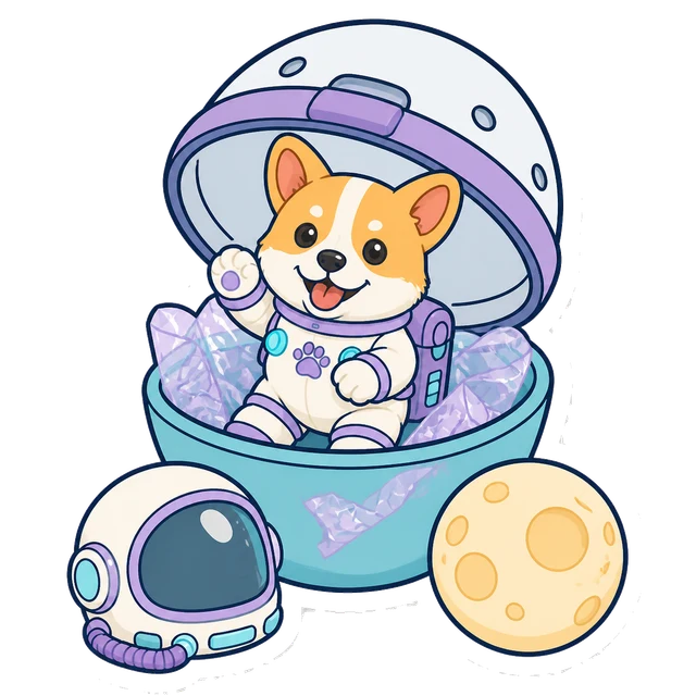 Out of office, a illustration sticker